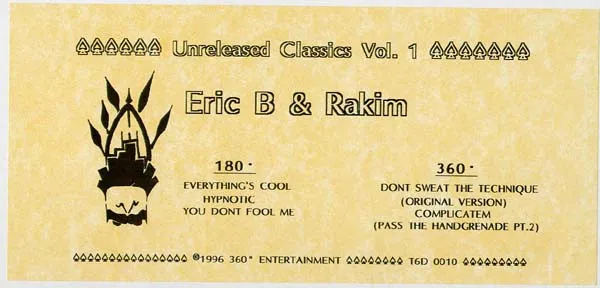 Eric B. & Rakim – Unreleased Classics Vol. 1