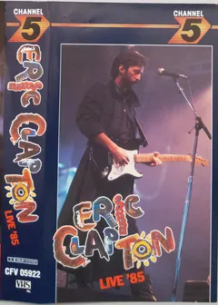 Eric Clapton Channel 5 – Live '85 (VHS, PAL)
