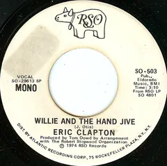 Eric Clapton – Willie And The Hand Jive (Vinyl, 7")