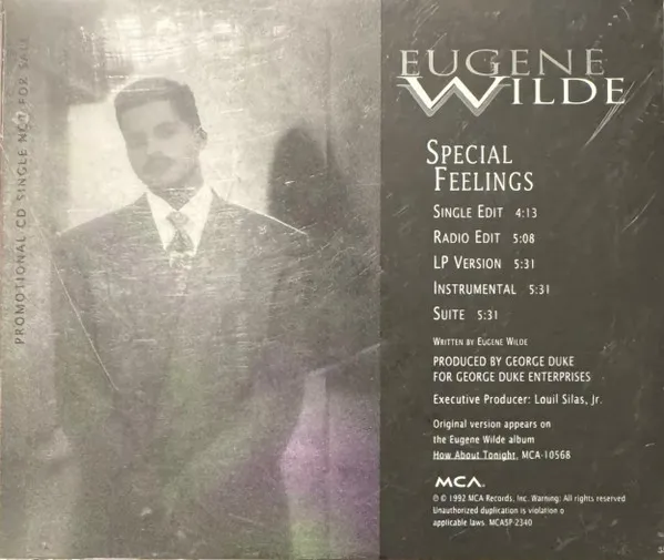 Eugene Wilde – Special Feelings