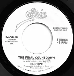 Europe (2) – The Final Countdown (Vinyl, 7")