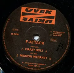 F-Attack – Crazy Bolt (Vinyl, 12")