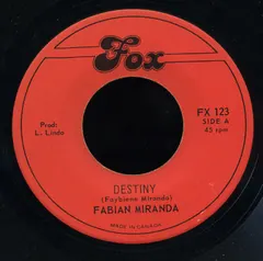 Fabian Miranda* – Destiny (Vinyl, 7")