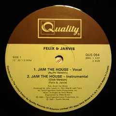 Felix & Jarvis – Jam The House (Vinyl, 12")