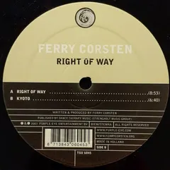 Ferry Corsten – Right Of Way (Vinyl, 12")