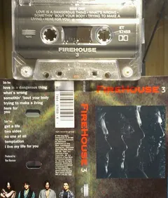 FireHouse (2) – 3 (Cassette, Album)