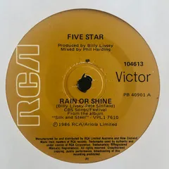 Five Star – Rain Or Shine (Vinyl, 7")
