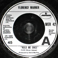 Florence Warner – Hold Me Once (Vinyl, 7")