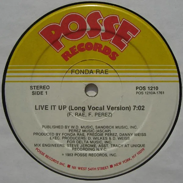Fonda Rae – Live It Up