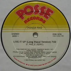 Fonda Rae – Live It Up (Vinyl, 12")