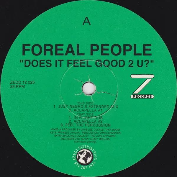 Foreal People – Does It Feel Good 2 U?