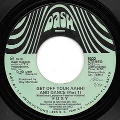 Foxy – Get Off Your Aahh! And Dance (Vinyl, 7")