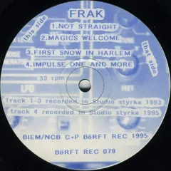 Frak – Not Straight (Vinyl, 12")