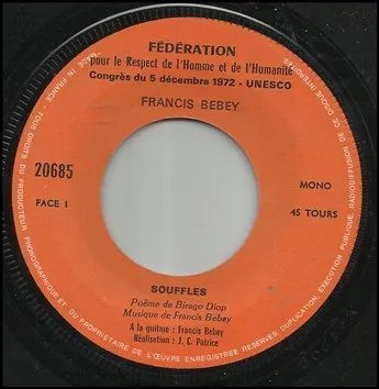 Francis Bebey – Souffles