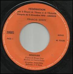 Francis Bebey – Souffles (Vinyl, 7")