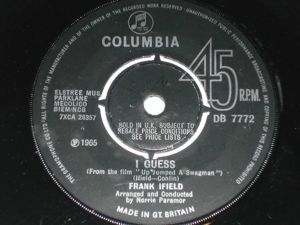 Frank Ifield – I Guess