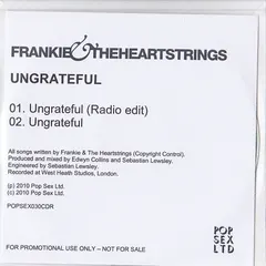 Frankie & The Heartstrings – Ungrateful (CDr, Single)