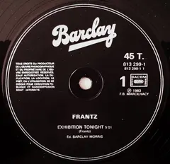 Frantz (2) – Exhibition Tonight (Vinyl, 12")