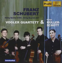 Franz Schubert, Vogler Quartett, Daniel Müller-Schott – String Quintet D956 / String Quartet D87 (CD)