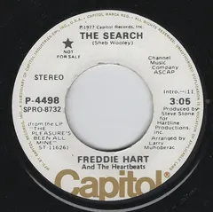 Freddie Hart – The Search (Vinyl, 7")