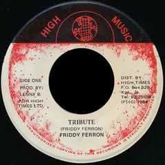 Friddy Ferron – Tribute (Vinyl, 7")