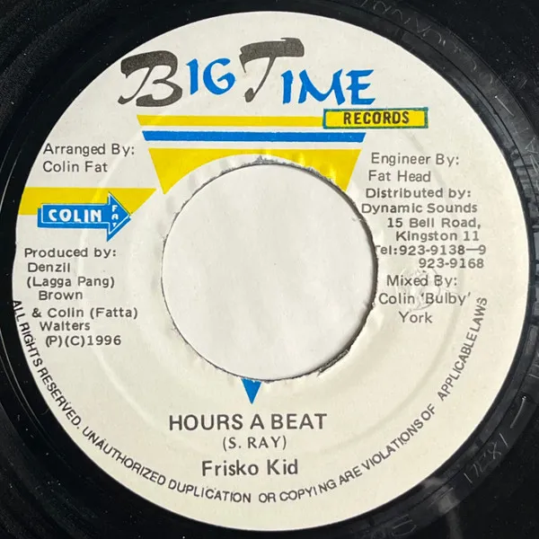 Frisko Kid* – Hours A Beat