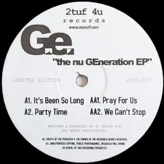 G.E.* – The Nu GEneration EP (Vinyl, 12")