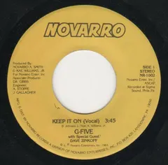 G-Five – Keep It On (Vinyl, 7")