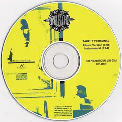 Gang Starr – Take It Personal (CD, Single)