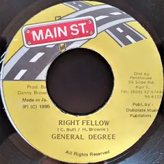 General Degree – Right Fellow (Vinyl, 7")