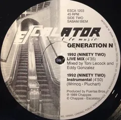 Generation N – 1992 (Vinyl, 12")