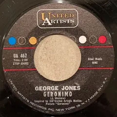 George Jones (2) United Artists Records – Geronimo (Vinyl, 7")
