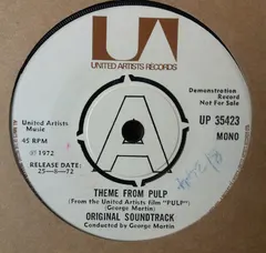 George Martin – Theme From Pulp (Vinyl, 7")