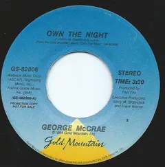 George McCrae Gold Mountain – Own The Night (Vinyl, 7")