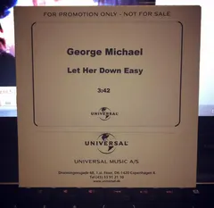 George Michael – Let Her Down Easy (CDr, Single)