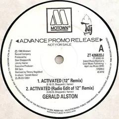 Gerald Alston – Activated (Vinyl, 12")