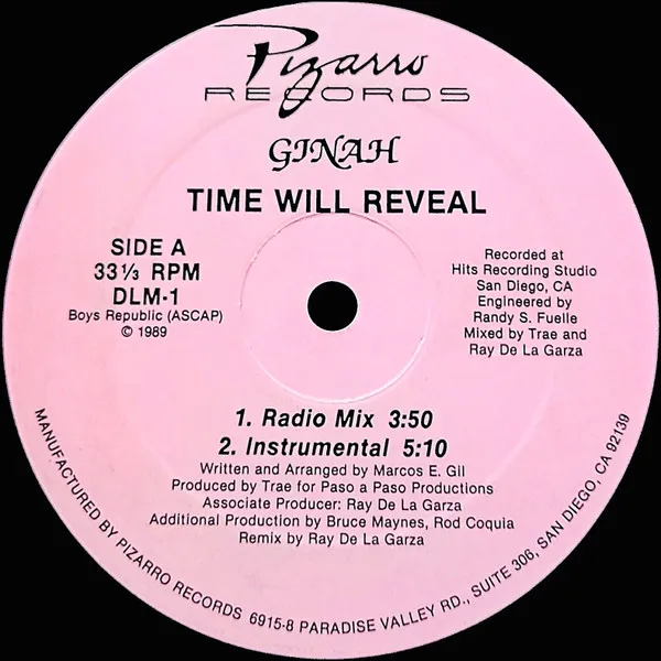 Ginah – Time Will Reveal