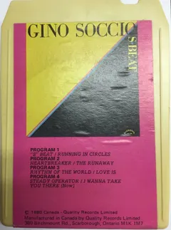 Gino Soccio – S-Beat (8-Track Cartridge, Album)