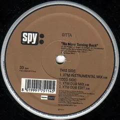 Gitta Spy Rec – No More Turning Back (Vinyl, 12")