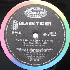 Glass Tiger – Thin Red Line (Vinyl, 12")