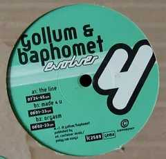 Gollum* & Baphomet* – The Line (Vinyl, 12")