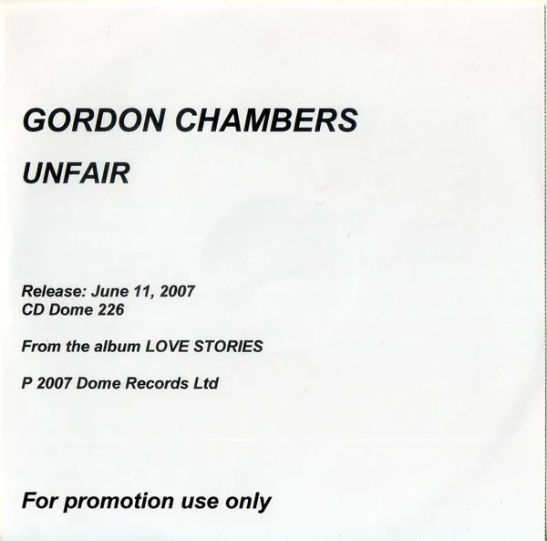 Gordon Chambers – Unfair