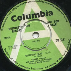 Gordon Waller – Rosecrans Boulevard (Vinyl, 7")