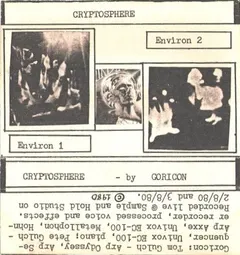 Goricon – Cryptosphere (Cassette, Album)