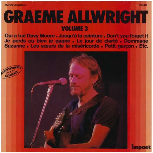 Graeme Allwright – Volume 3