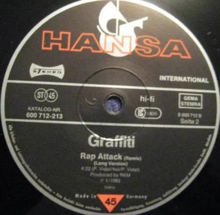 Graffiti (2) – Rap Rap Music / Rap Attack
