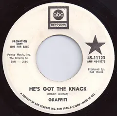 Graffiti (4) – He's Got The Knack (Vinyl, 7")