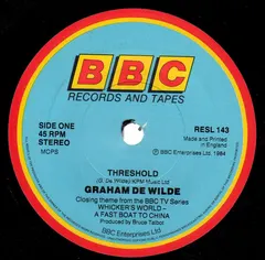 Graham De Wilde BBC Records And Tapes – Threshold (Vinyl, 7")