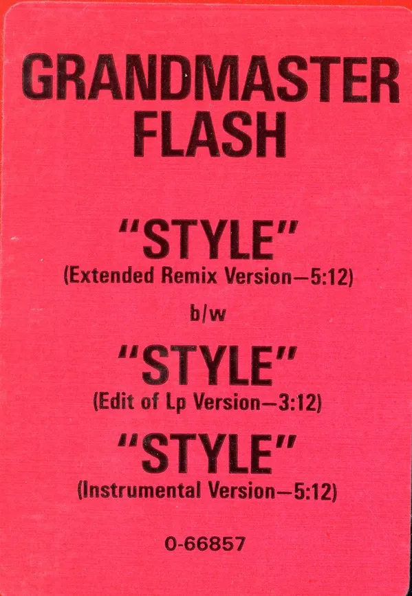 Grandmaster Flash – Style (Peter Gunn Theme)