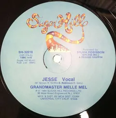 Grandmaster Melle Mel Sugar Hill Records – Jesse (Vinyl, 12")